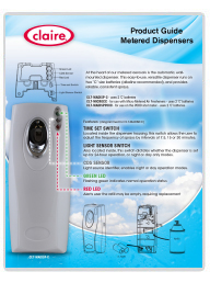 Claire Metered Dispensers Guide